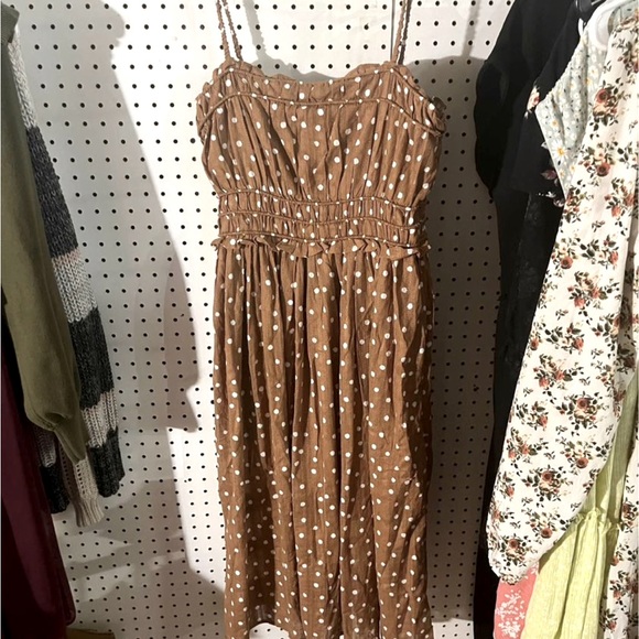 Maurice’s sundress. NWOT! Brown and white. Midi length. - Picture 1 of 2